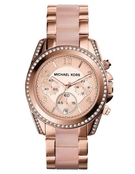 michael kors gold horn watch|michael kors watches ladies gold.